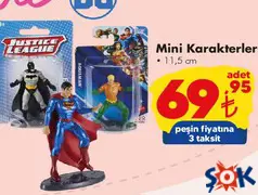 DC OYUNCAK MİNİ KARAKTERLER 11,5 CM fiyat ve kampanya bilgisi